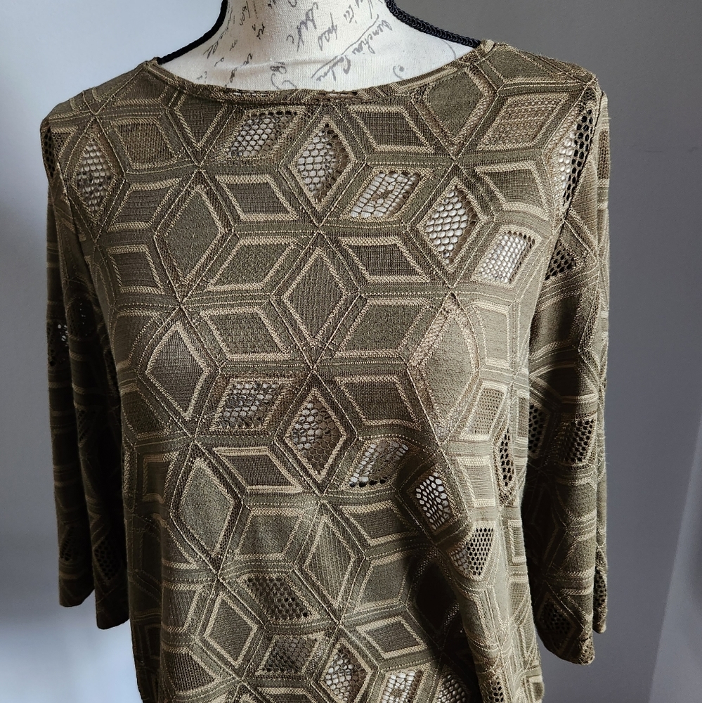 Purification Garcia Women's Olive Green Top Size M New
